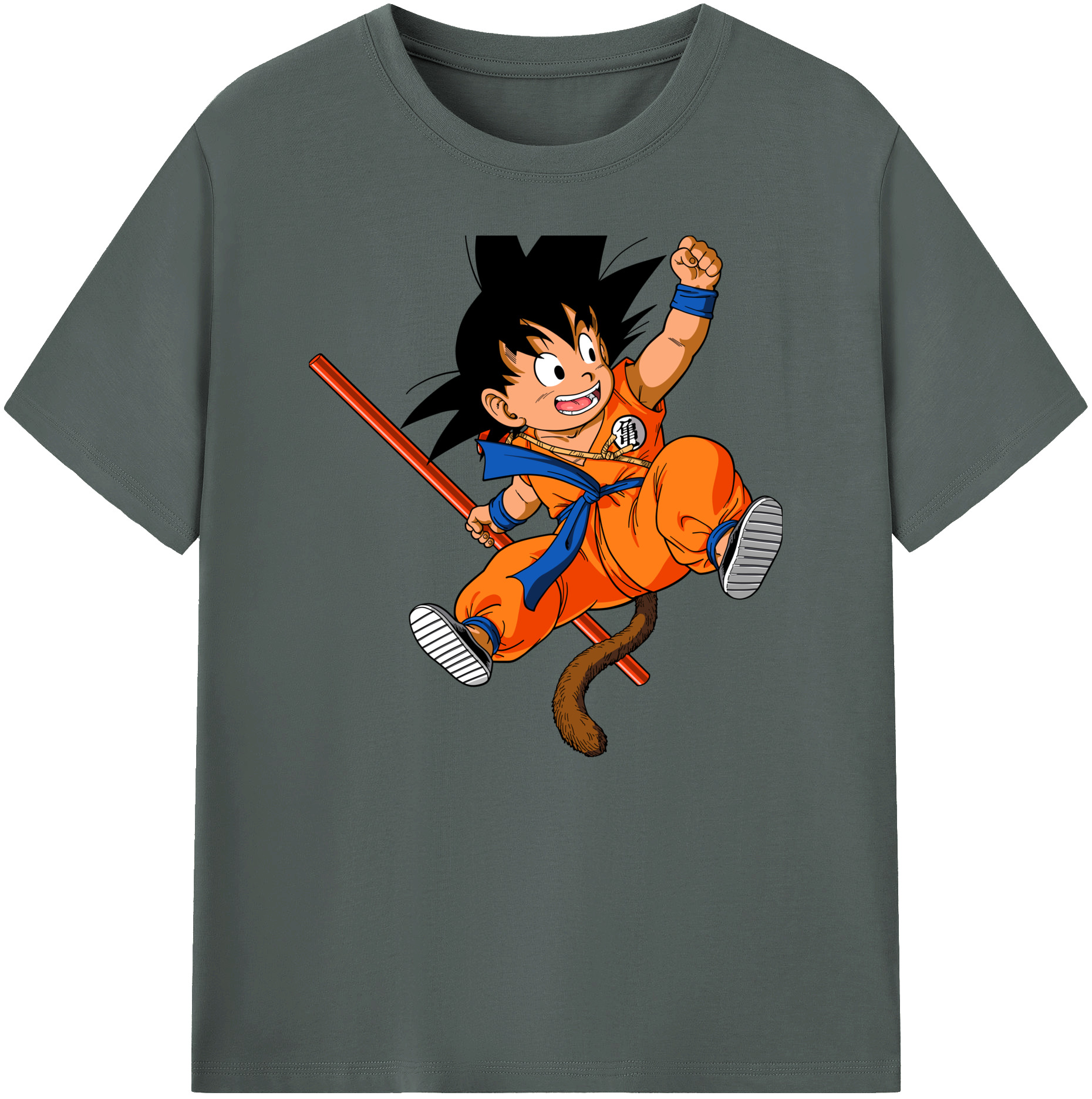 （画像用） ドラゴンボール 孫悟空（そん ごくう）Son Goku カカロット DRAGON BALL Kakarotto 綿100％ メンズ半袖Tシャツ｜肌触りやわらか＆通気性